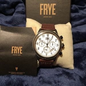 NWT NIB Men’s Frye Leather Watch